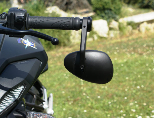Specchio Retrovisore SX BAR END DIBE NERO Omologato Universale