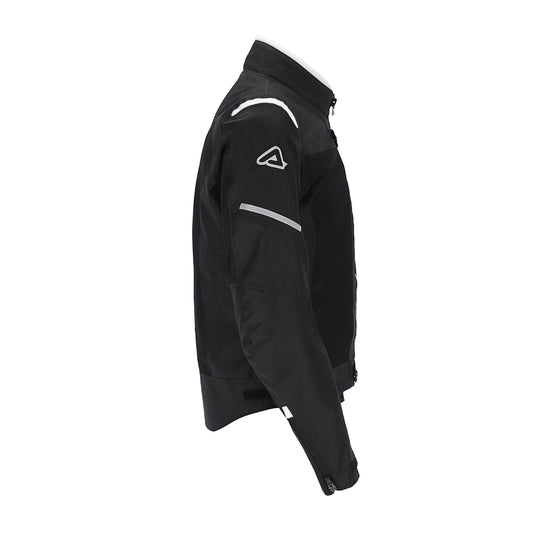 Giacca Moto 3 Strati CE Acerbis ON ROAD RUBY Nero Bianco