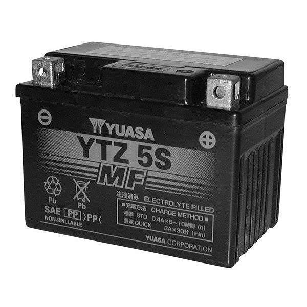 BATTERIA YUASA YTZ5S 12V-3.5AH (SIGILLATA CON ACIDO A CORREDO)