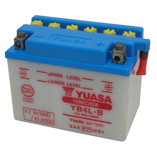 BATTERIA YUASA YB4L-B 12V-4AH (SENZA ACIDO)