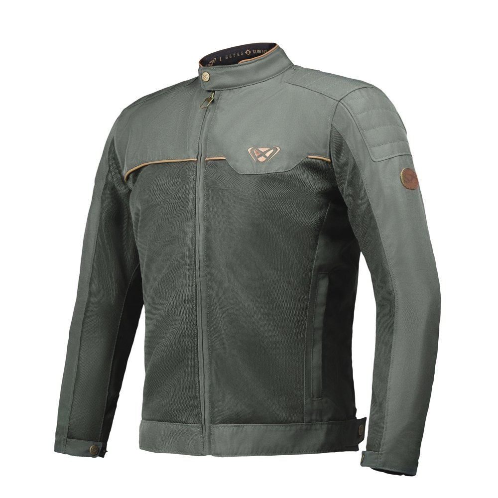 Giacca IXON CORNET in tessuto UOMO verde-marrone