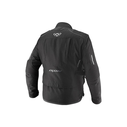 Giacca Moto Touring Ixon 4 Stagioni MIDGARD C in tessuto UOMO Nero C-SIZE CONFORMATA