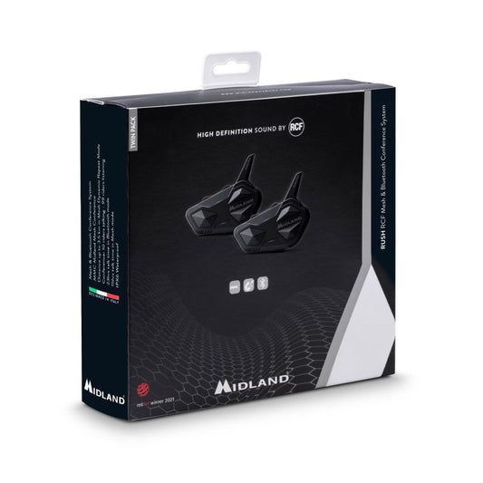 Interfono Bluetooth Midland BT RUSH RCF Doppio (In Esaurimento)