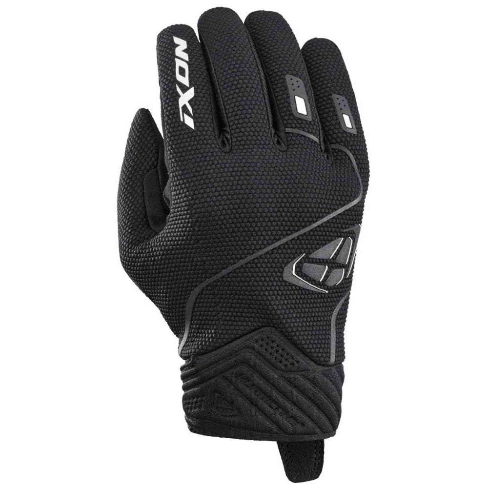 Guanti Moto Estivi Ixon HURRICANE 2 Nero-Bianco