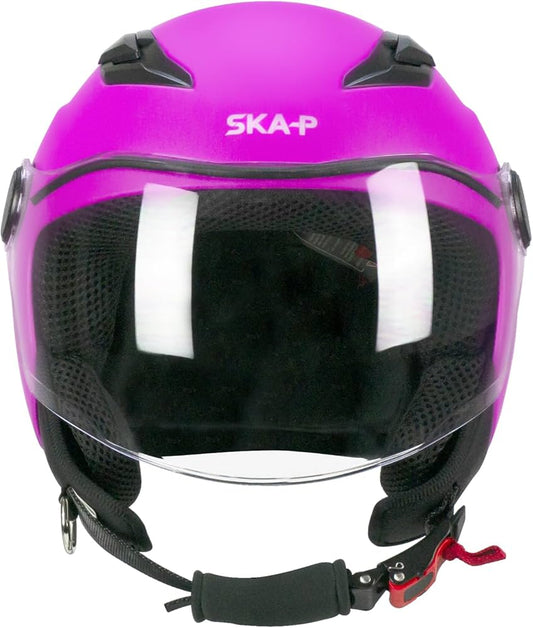 Casco Moto Jet Bambino Ska-P 2MHA POD MONO Fucsia opaco