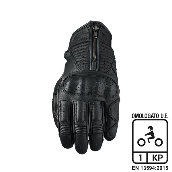 GUANTI MOTO FIVE KANSAS NERO TRAFORATO