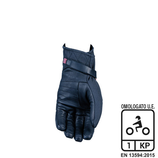GUANTI MOTO DONNA FIVE MILANO EVO WP NERO