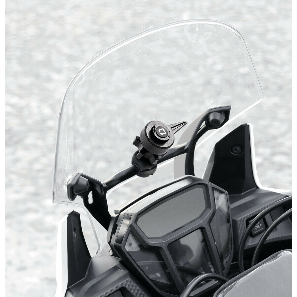 Mirror, supporto con attacco per specchietti e traversini Ø 9-14 mm