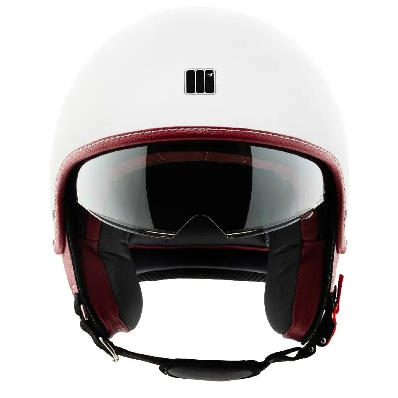 Casco Moto Jet Motocubo 717 BEETLE Bianco Perla (22.06)
