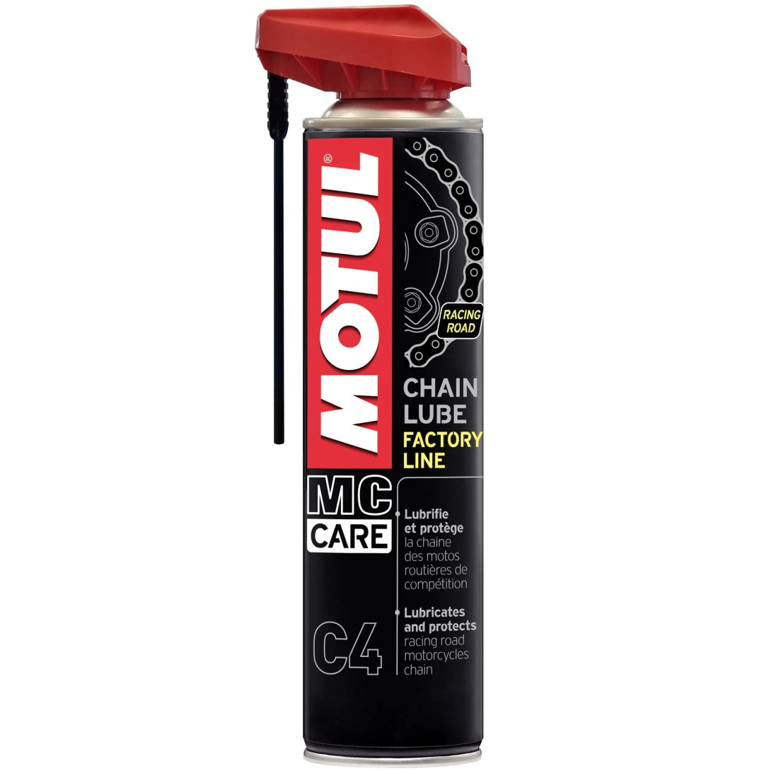 Motul MC Care C4 Chain Lube Factory Line Lubrificante Spray Catena Moto Strada Pista (Conf. 400ml)