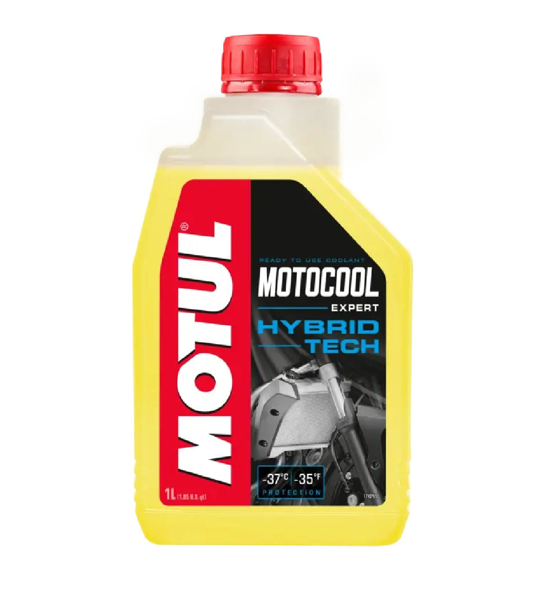 MOTUL LIQUIDO REFRIGERANTE MOTOCOOL EXPERT HYBRID TECH -37° -35° (Conf 1lt)