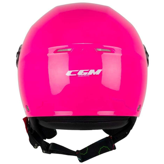 Casco Moto Jet Bambino CGM 261a MINI MONO Fucsia