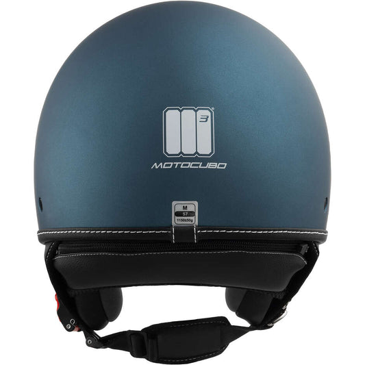 Casco Moto Jet Motocubo 717 BEETLE Blu Opaco (22.06)