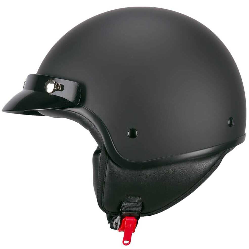 Casco Moto Jet Ska-P 1FHA SMART 3 Bottoni Nero opaco