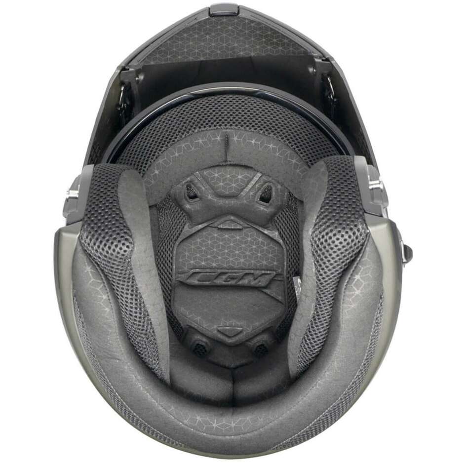 CASCO MODULARE CGM BER DRESDA Nero Rosso opaco 22.06 (In Esaurimento)