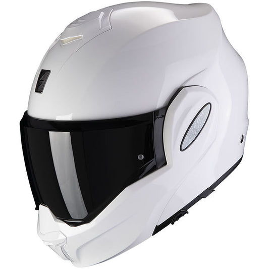 Casco Moto Modulare P/J Scorpion EXO-TECH SOLID Bianco (In Esaurimento)