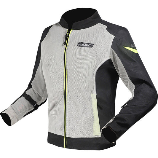 Giacca Moto Estiva Ls2 AIRY CE Traforata Nero Grigio Giallo (In Esaurimento)