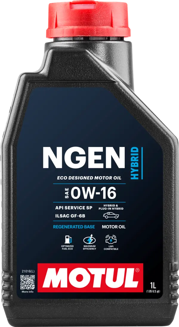 Olio Auto MOTUL NGEN HYBRID 0W-16