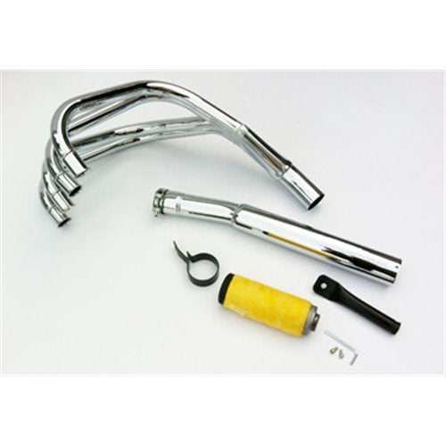 Impianto completo MARVING 4/1 racing cromato NON omologato - HONDA CB 650 COPPIA In Esaurimento