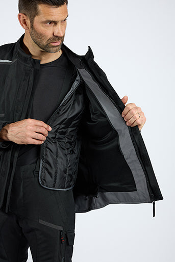 Giacca Ixon Midgard nero grigio rosso