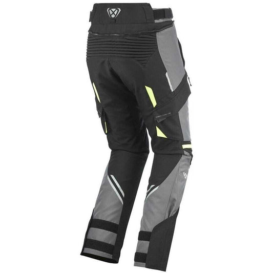 Pantalone Moto Touring Ixon MIDGARD PT Nero-grigio-giallo vivo