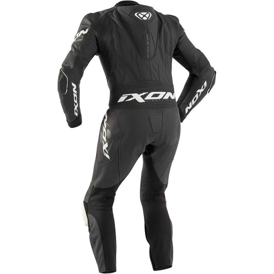 Tuta Moto Intera (CE) AAA in Pelle Ixon JACKAL Nero Nero