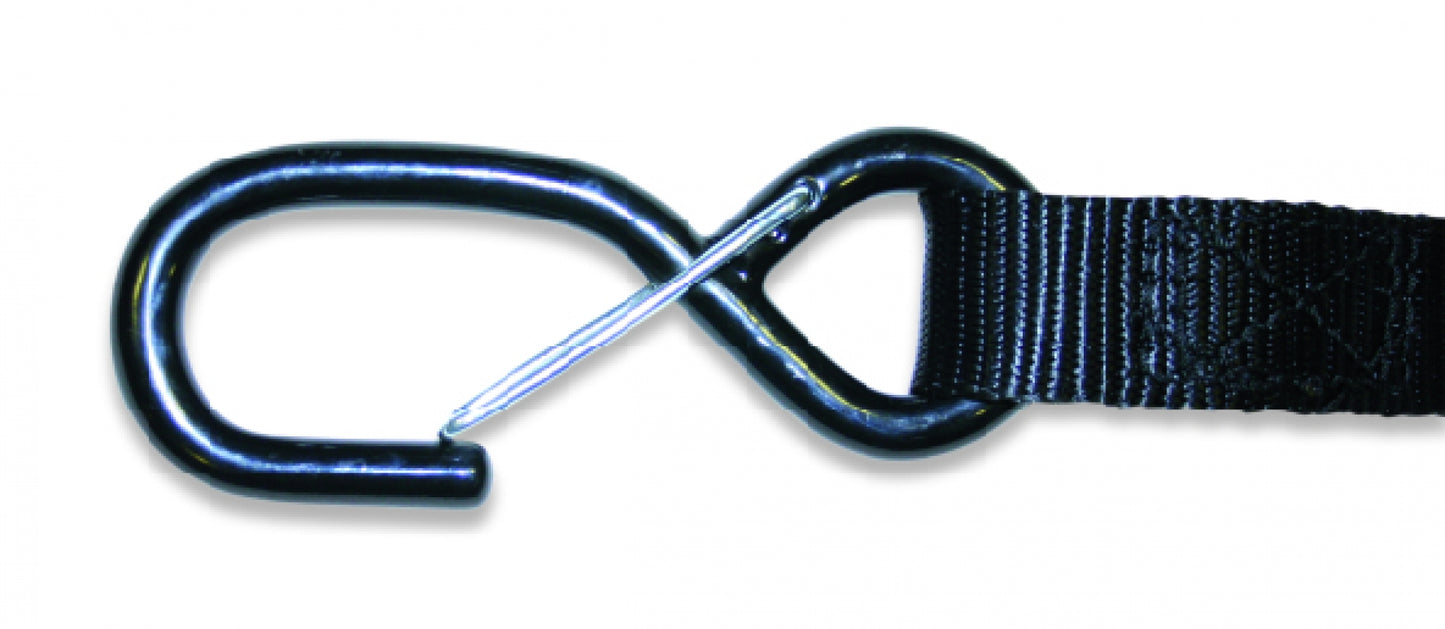 Cinghie Ferma Moto 25mm Nero