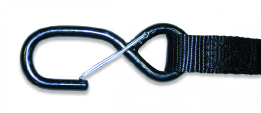 Cinghie Ferma Moto 25mm Nero