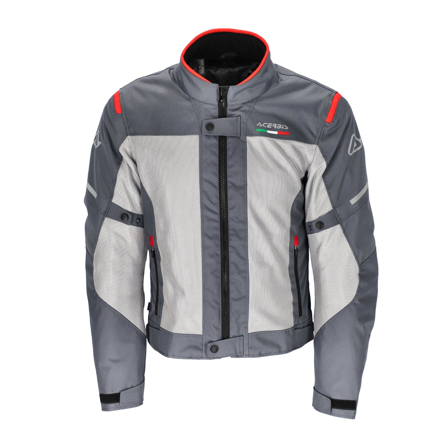 Giacca Moto 3 Strati CE Acerbis ON ROAD RUBY LADY GRIGIO-ROSSO