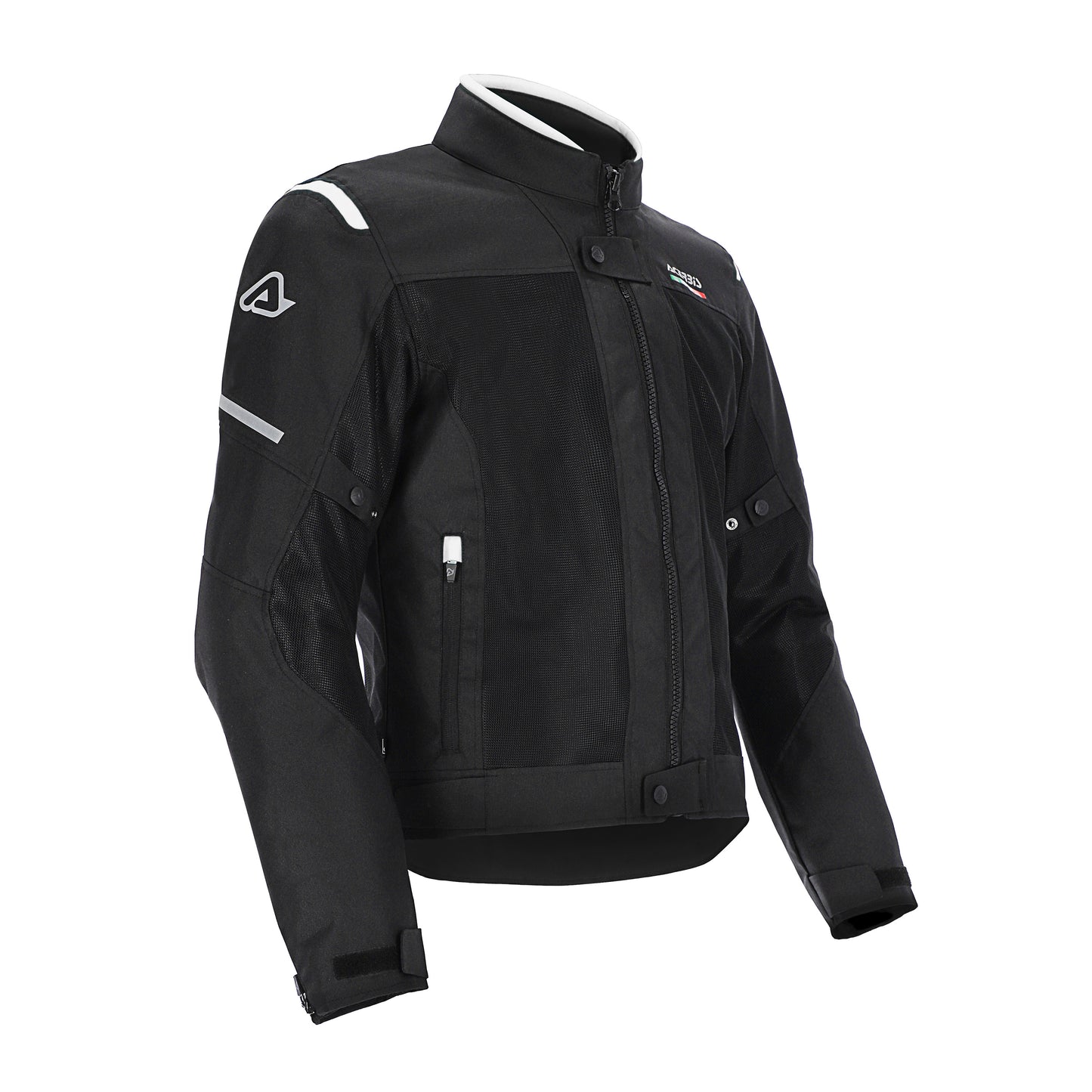 Giacca Moto 3 Strati CE Acerbis ON ROAD RUBY Nero Bianco