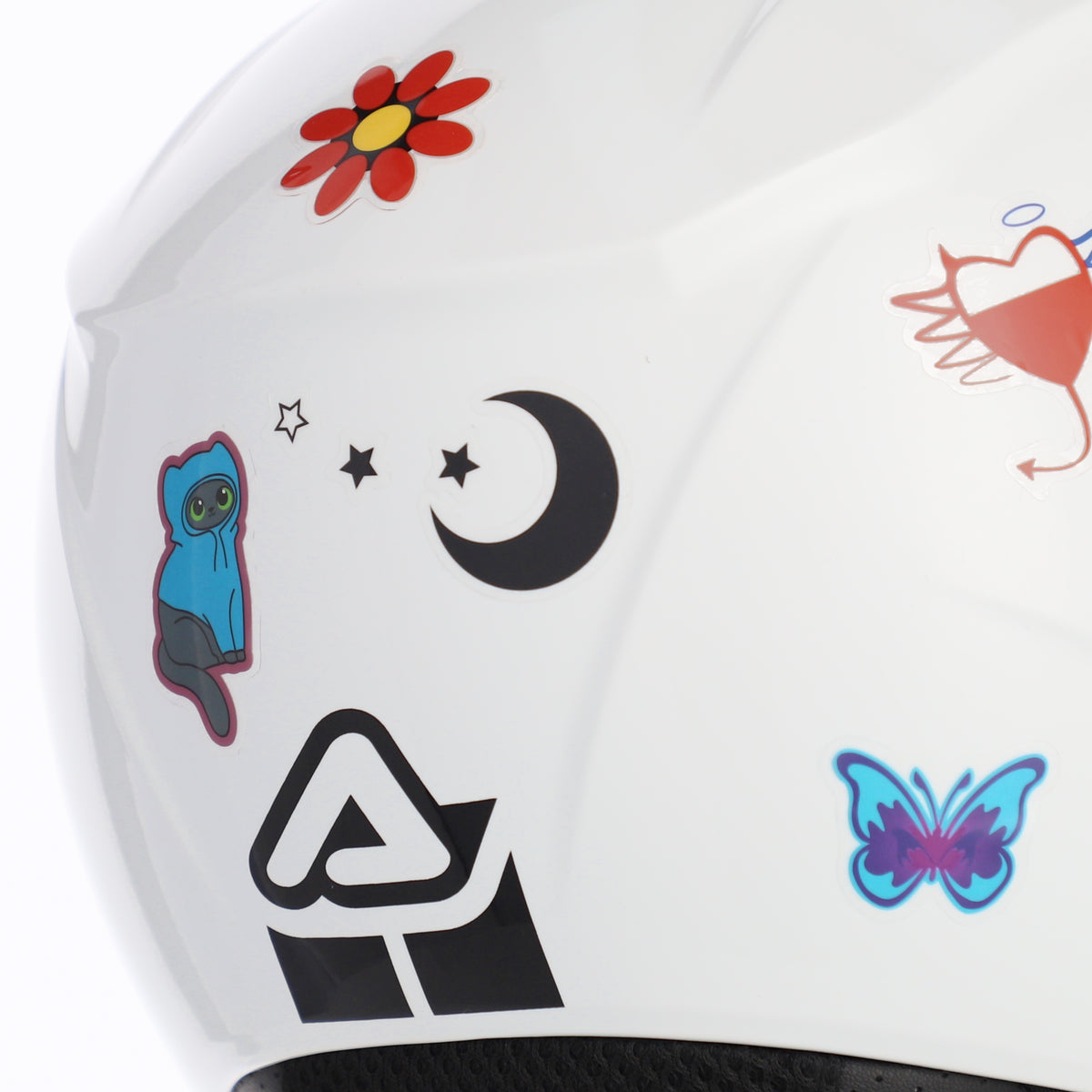 CASCO ACERBIS JET BREZZA KID BIANCO