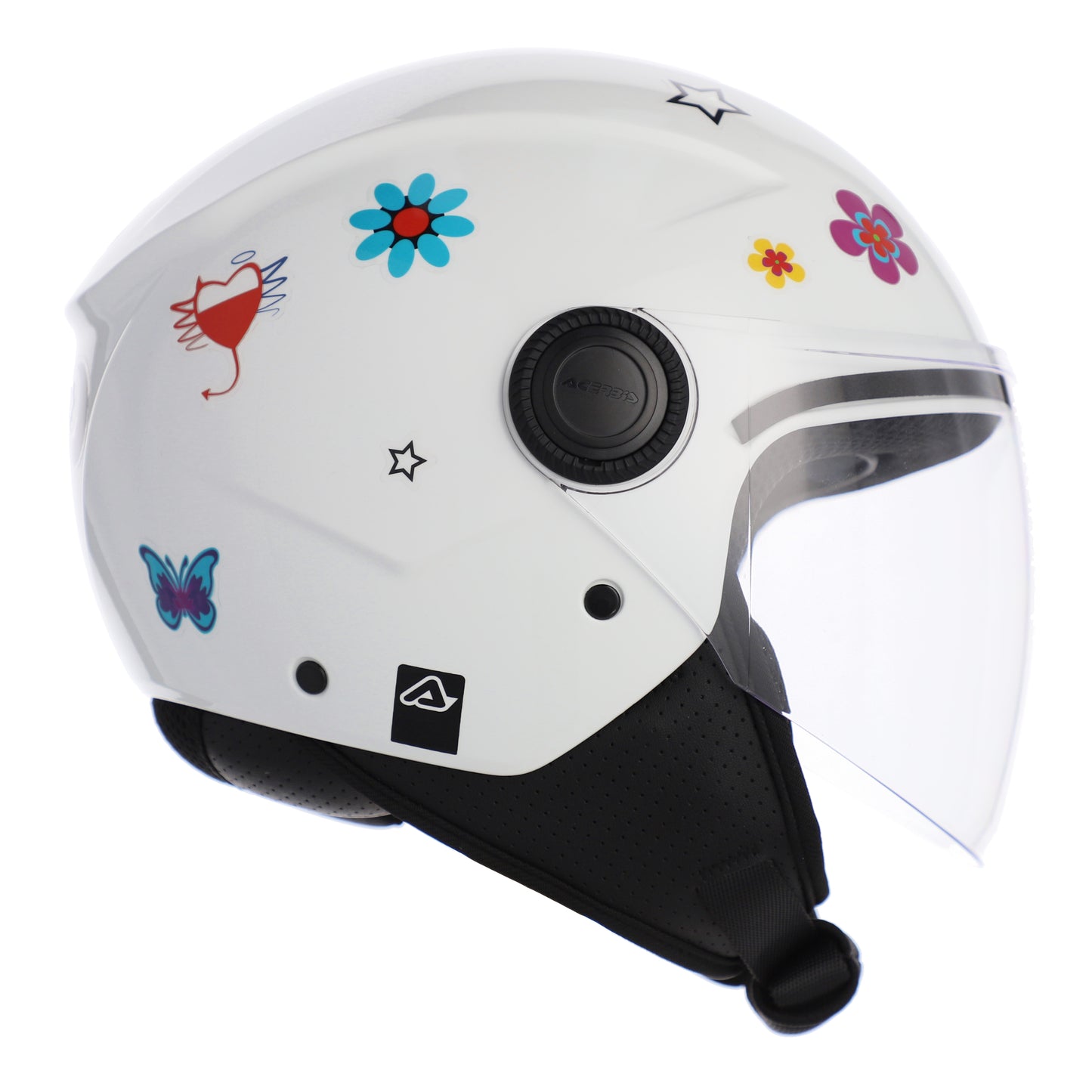 CASCO ACERBIS JET BREZZA KID BIANCO