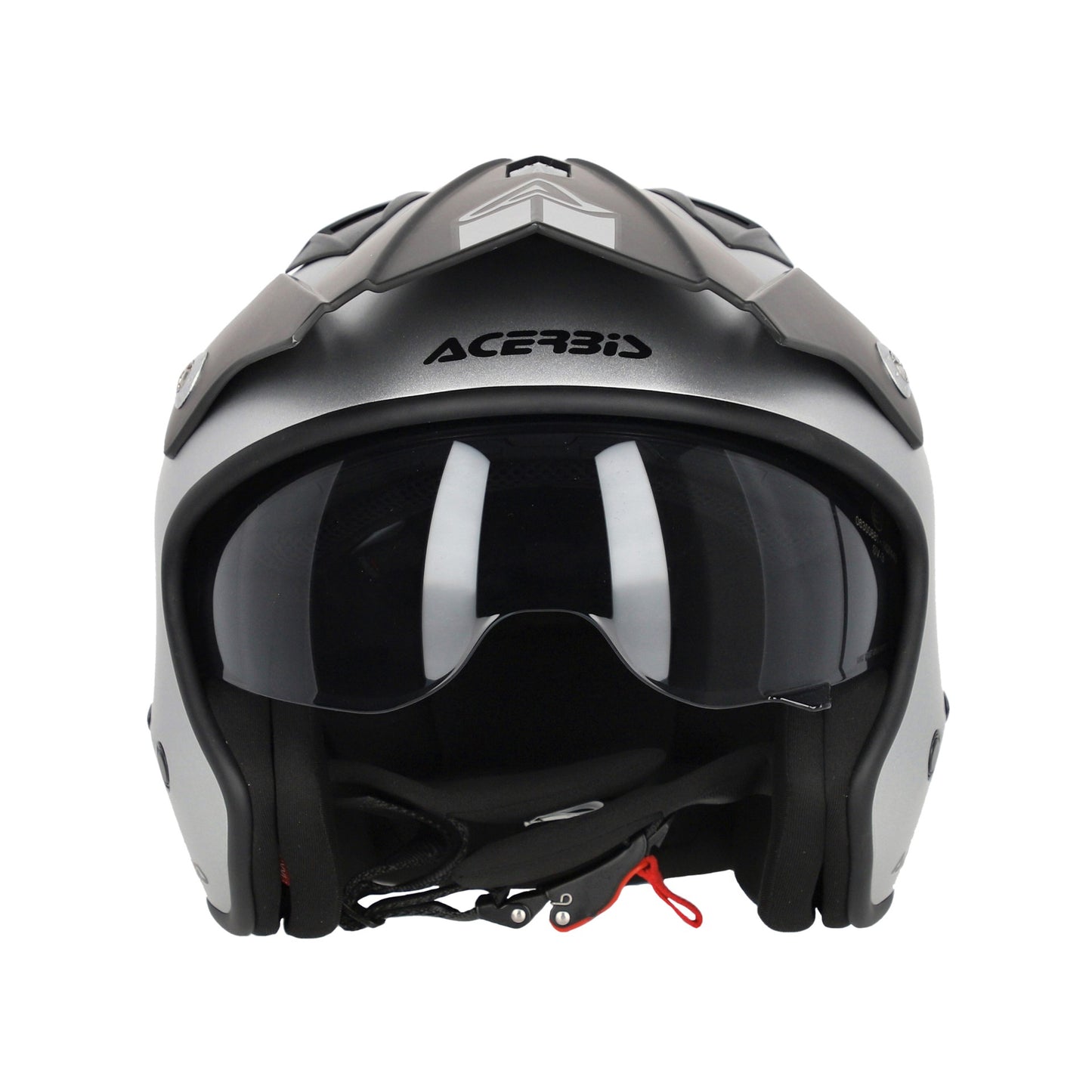 Casco Acerbis Jet Aria Metallic ECE 22-06 Grigio Opaco
