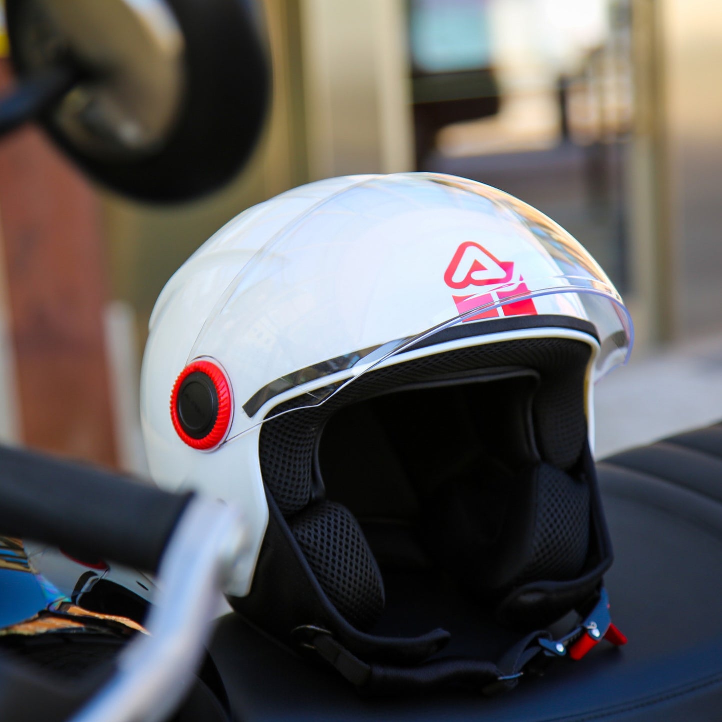 CASCO ACERBIS JET BREZZA 22-06 Bianco