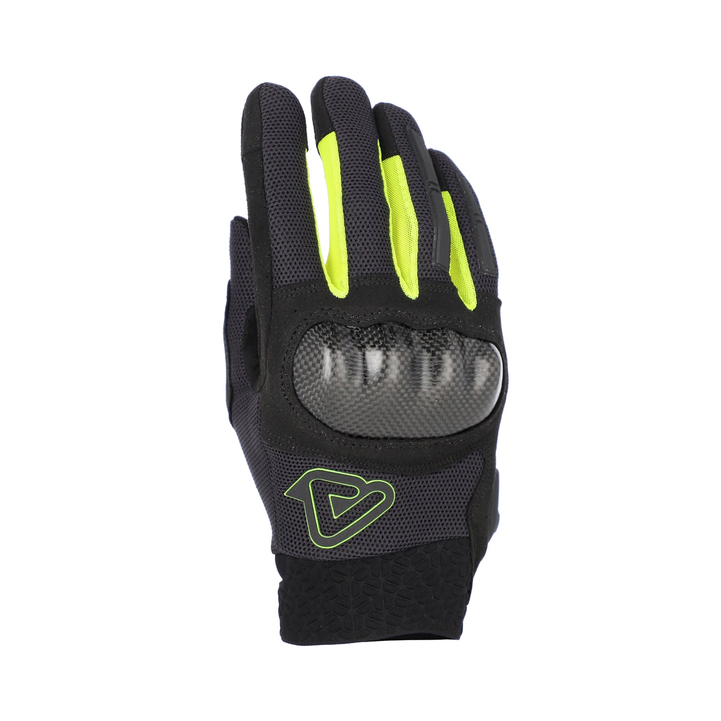 Acerbis Ramsey Vented PRO guanti moto CE EN 13594 Nero, Giallo