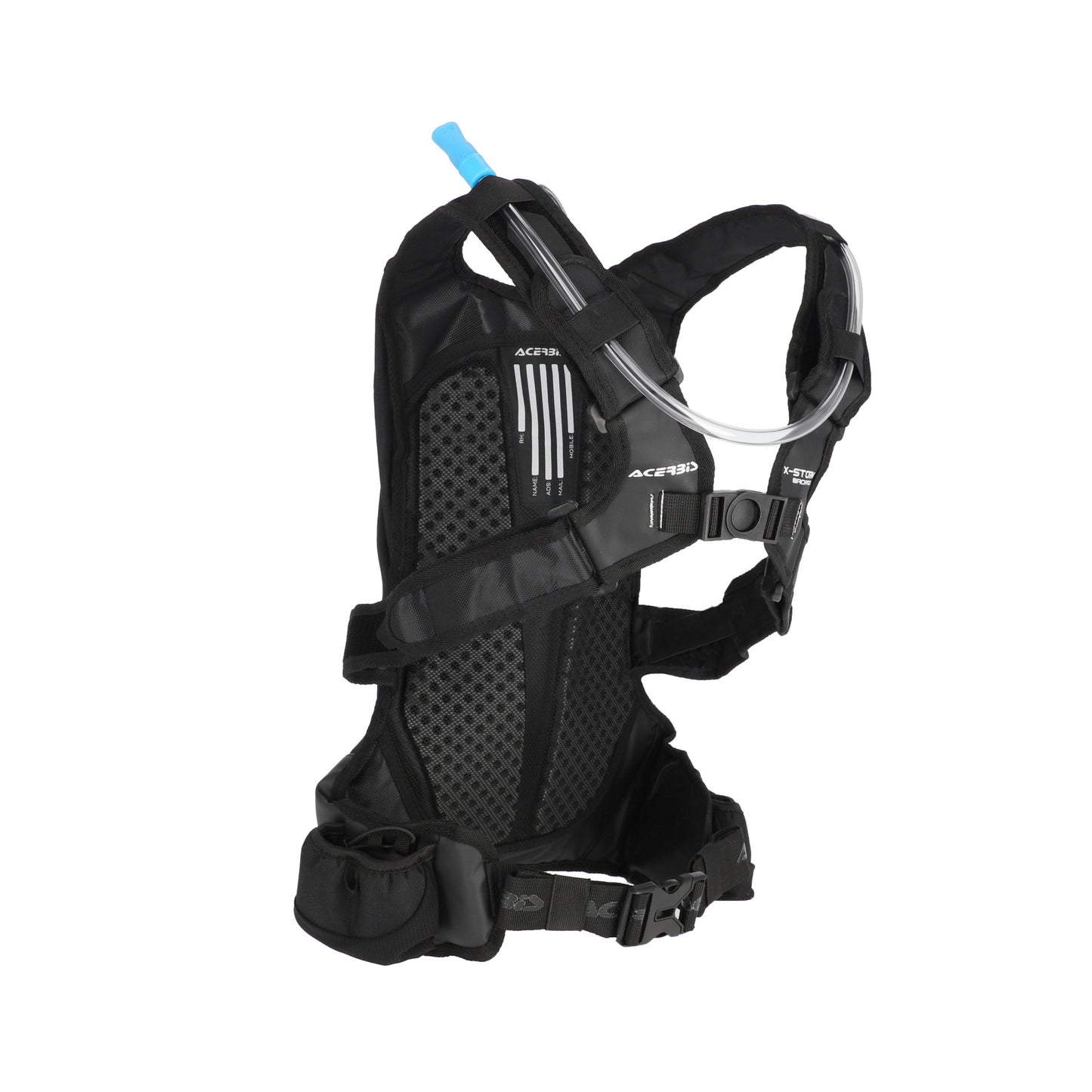 ZAINO ACERBIS X-STORM LOGO Nero-Bianco