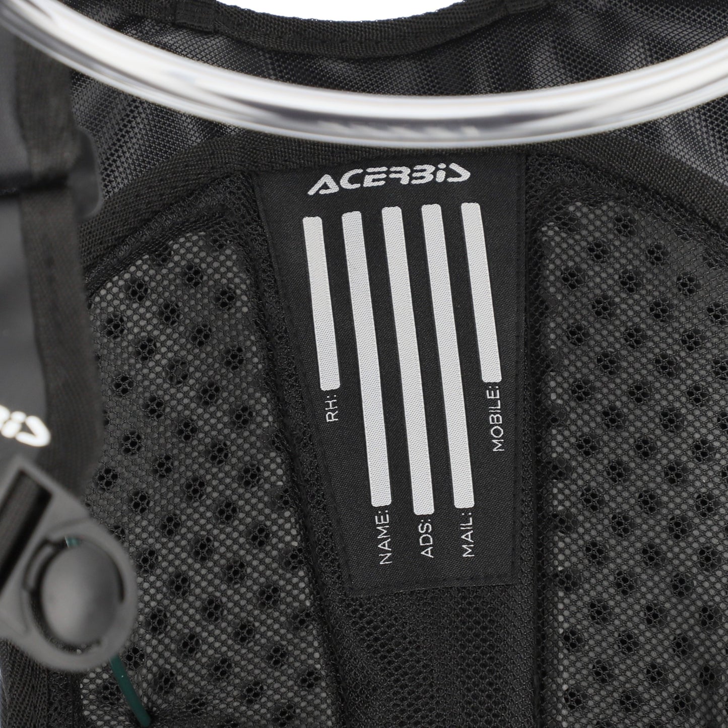 ZAINO ACERBIS X-STORM LOGO Nero-Bianco