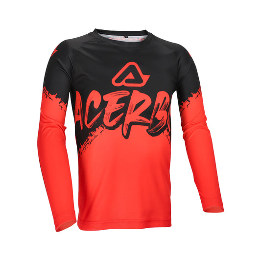 MAGLIA ACERBIS MX LINEAR KID NERO-ROSSO