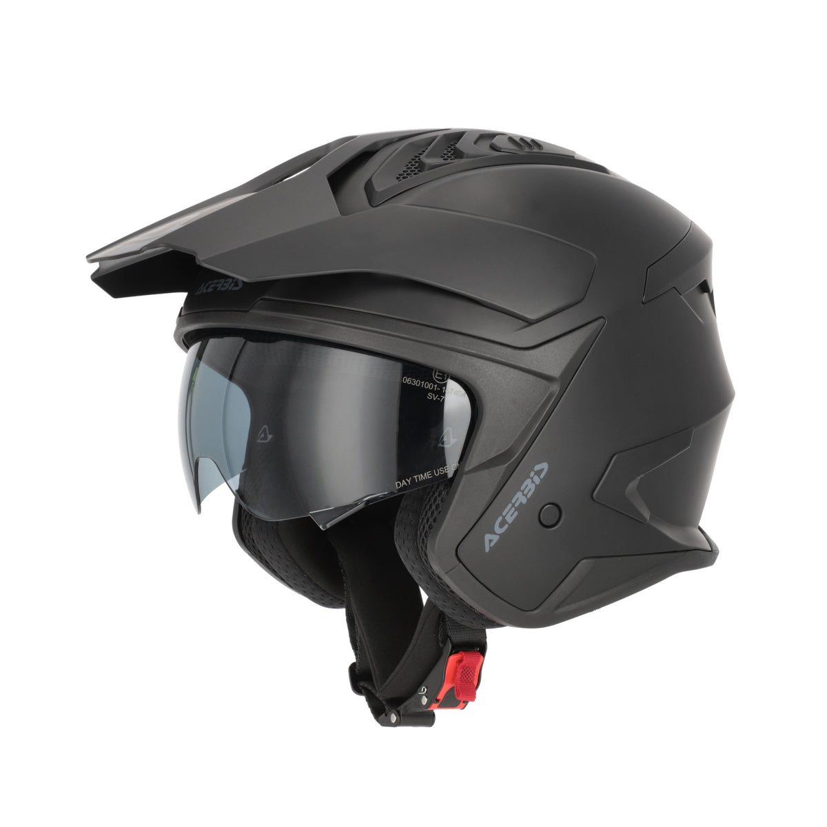 Casco Acerbis Jet Aria ECE 22-06 EVO SOLID NERO OPACO