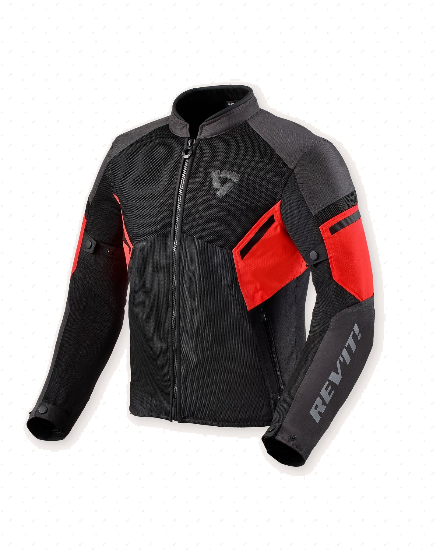 Giubbotto Moto Estivo Rev'it GT-R Air 3 Nero Neon Rosso (In Esaurimento)