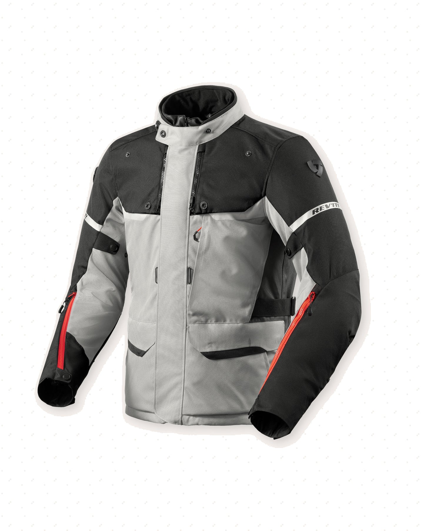 GIACCA REV'IT OUTBACK 4 H2O argento-nero UOMO (In Esaurimento)