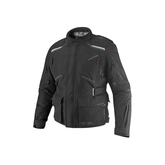 Giacca Moto Touring Ixon 4 Stagioni MIDGARD C in tessuto UOMO Nero C-SIZE CONFORMATA