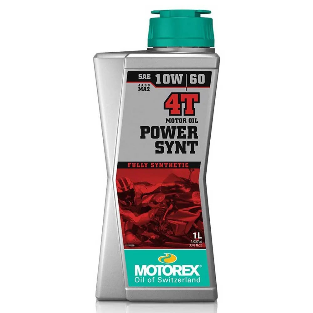 Olio Motorex CROSS POWER 4T SAE 10W/60 MA2 100% Sintetico (Confezione da 1 Litro)