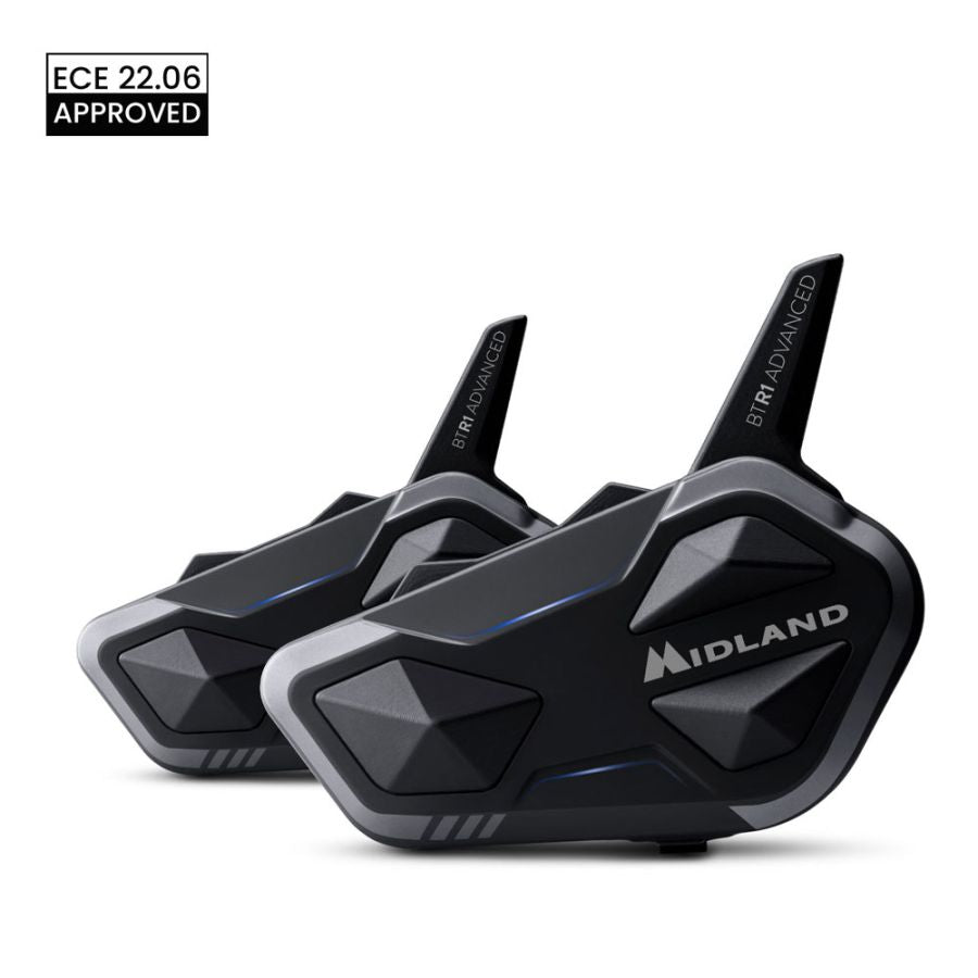 INTERFONO MIDLAND BTR1 Advanced X DOPPIO (2 PEZZI) Conference 4 persone fino a 1200 m