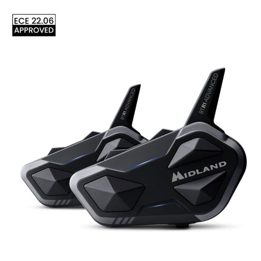 INTERFONO MIDLAND BTR1 Advanced X DOPPIO (2 PEZZI) Conference 4 persone fino a 1200 m