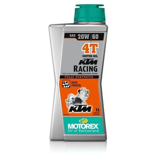 Olio Motorex KTM RACING 4T SAE 20W/60 100% Sintetico (Confezione da 1 Litro)