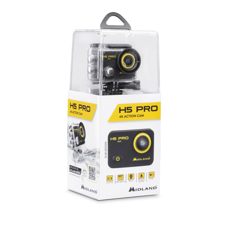 MIDLAND VIDEOCAMERA ACTION CAM H5 PRO 4K