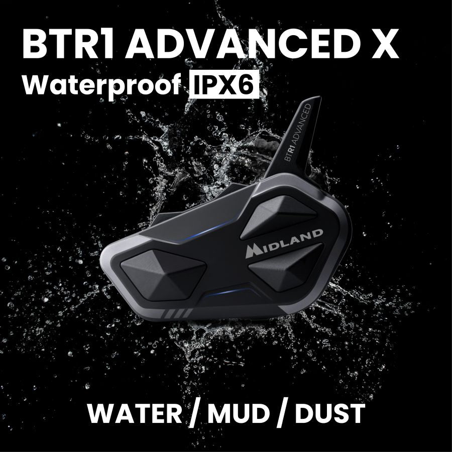 INTERFONO MIDLAND BTR1 Advanced X DOPPIO (2 PEZZI) Conference 4 persone fino a 1200 m