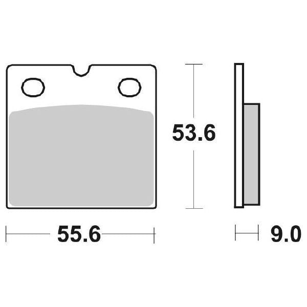 Pasticche freno SGR 6565060 anteriori posteriori Moto Guzzi
