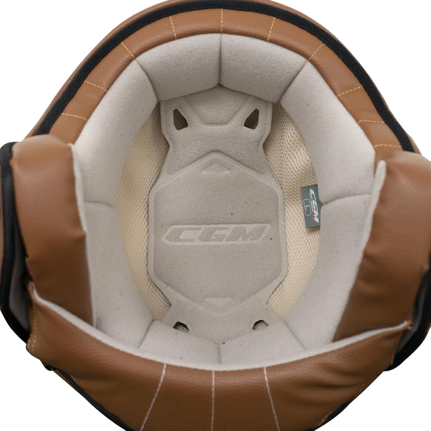 Casco Moto Jet CGM 191V PIX VINTAGE Bianco Bordeaux lunga